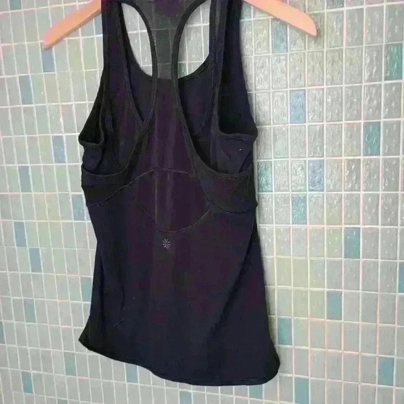 Athleta Active Gym Yoga Racer back Tank Top Black - Picture 11 of 13